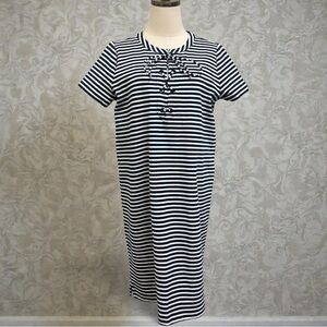 ***NWT***J. Crew Navy and White Striped Dress